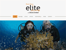 Tablet Screenshot of elite-diving.com